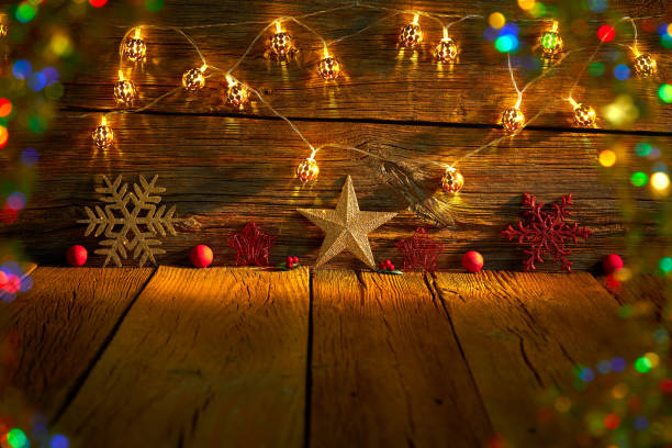 istock Christmas snowflake star vintage rustic 1046087392