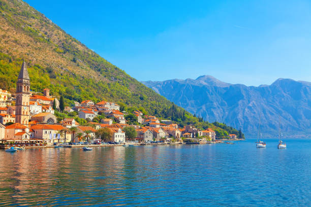 istock view of Perast Town 1046091194
