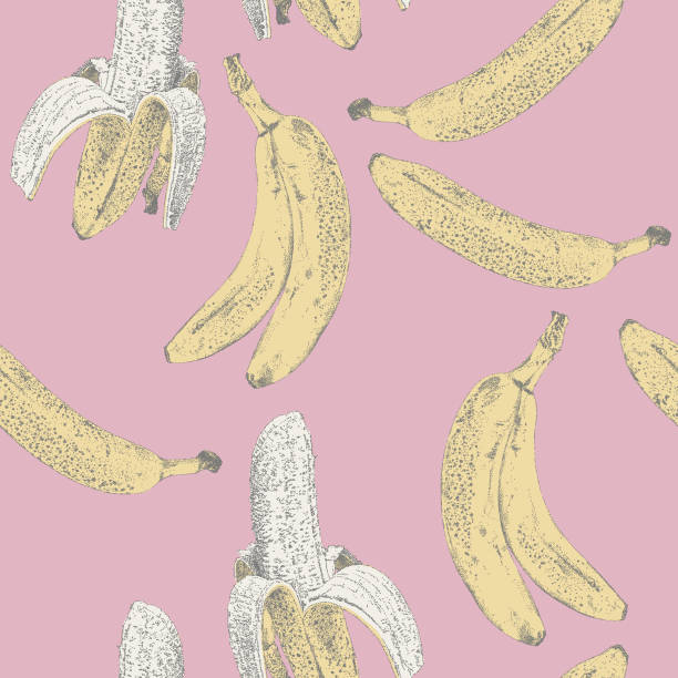 Banana Repeat Pattern Vector seamless repeat. All colors are layered and grouped separately.
Icons are available in more detail and in stroke form from my iStock folio. Easily editable. banana patterns stock illustrations