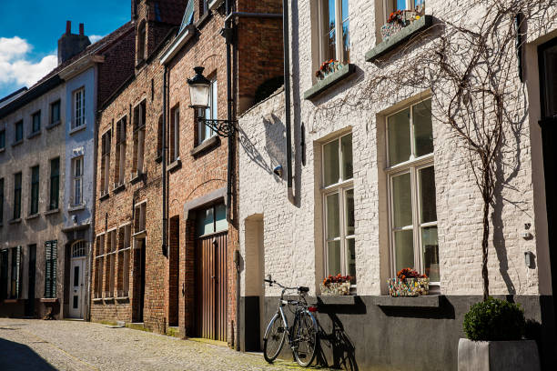 istock Bicycle and traditional houses in Bruges 1046129716