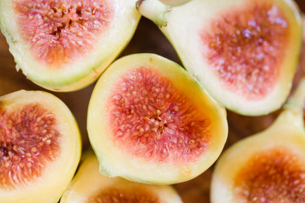 istock Tiger Stripe Figs Drizzled in Honey 1046140052