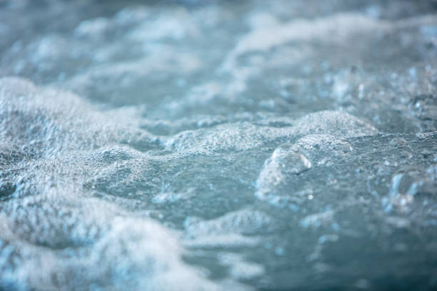 Water in hot tub