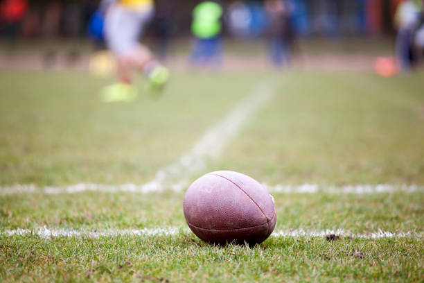 istock American football - ball 1046162296