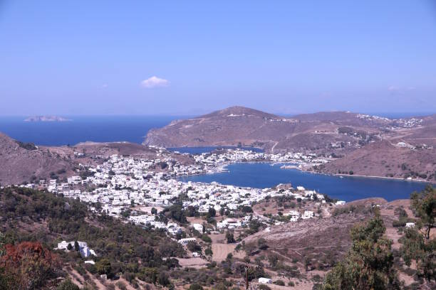 istock Patmos island, Skala village, Greece 1046163050