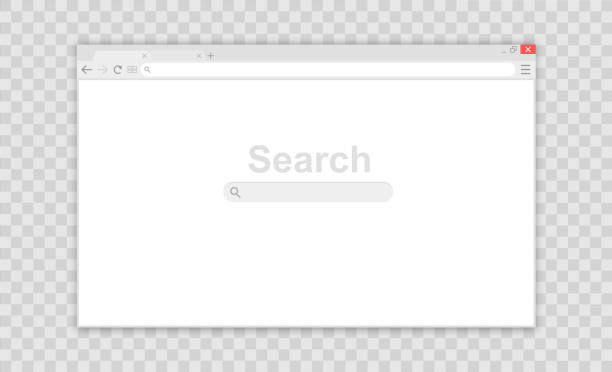 okno przeglądarki. przeglądarka internetowa w płaskim stylu. okno koncepcji przeglądarki internetowej. projekt ekranu makiety. koncepcja ilustracji wektorowych. - klatka video stock illustrations