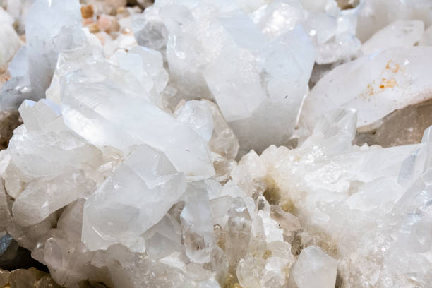 istock Textures of many quartz stones 1046184462