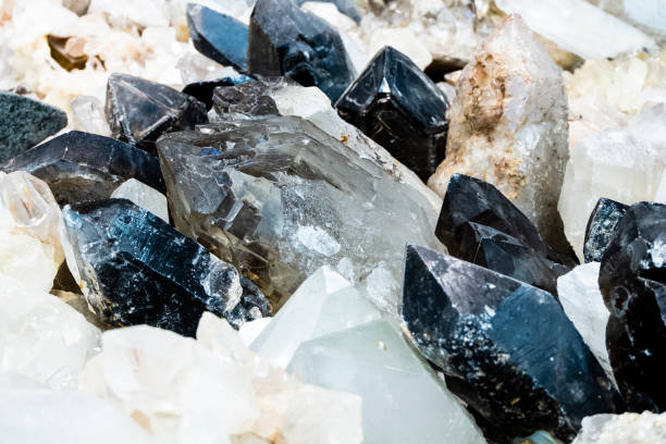 istock Textures of many quartz stones 1046184604