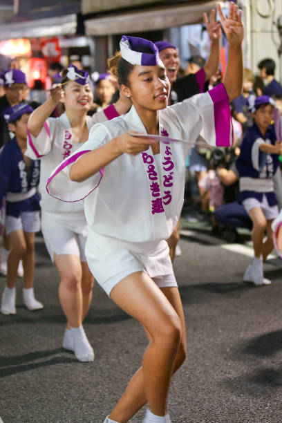 53 시 모 기타 자와 아와 오 도리 축제 (2018)-murasakiren - blur band 뉴스 사진 이미지