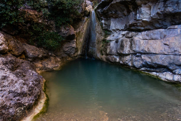 istock Pond between Rocks in Provence France 1046209136