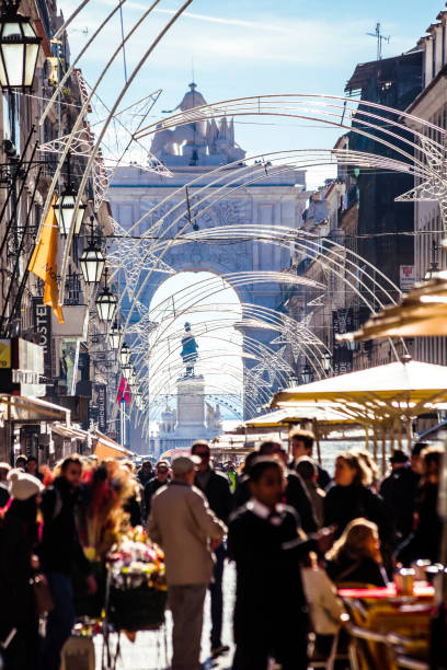 istock Crowded streets of Lisbon 1046211426