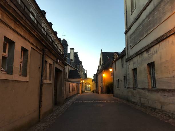 istock Bayeux - Street View at Sunset 1046225294