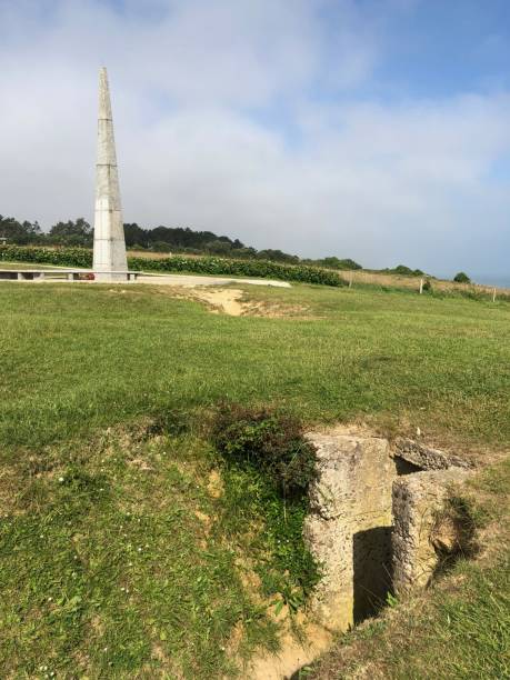 praia de omaha, normandia - monumento - iwo jima - fotografias e filmes do acervo