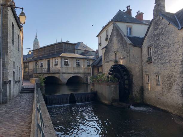 istock Bayeux - Bayeux Mill and Aure River 1046225538