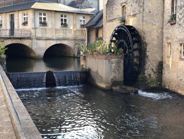 istock Bayeux - Bayeux Mill and Aure River 1046225540