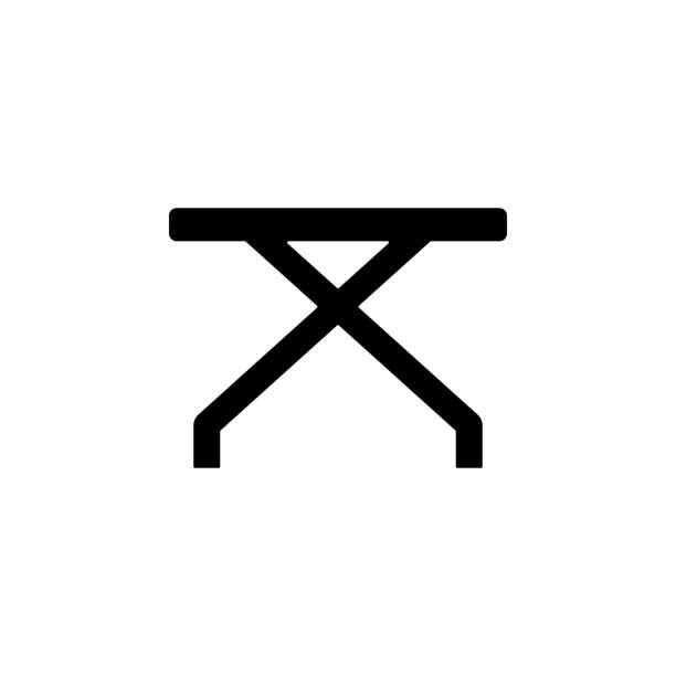 folding table glyph icon. Element of furniture icon for mobile concept and web apps. This folding table glyph icon can be used for web and mobile. Premium icon folding table glyph icon. Element of furniture icon for mobile concept and web apps. This folding table glyph icon can be used for web and mobile. Premium icon on white background banquet chairs stock illustrations