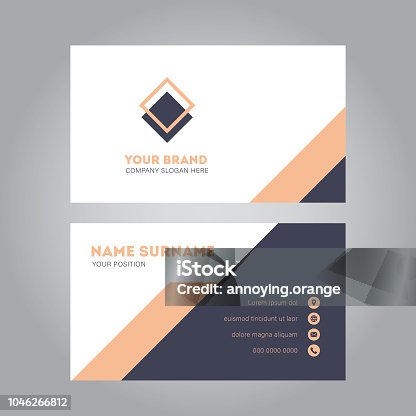 istock Business Card Design 1046266812