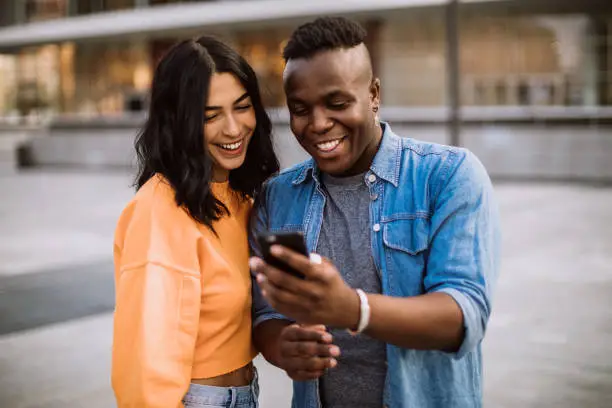 Photo of Couple Making Selfie