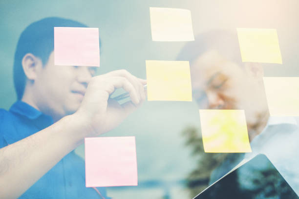 istock Team creative business planning and thinking of ideas for success work project 1046283516