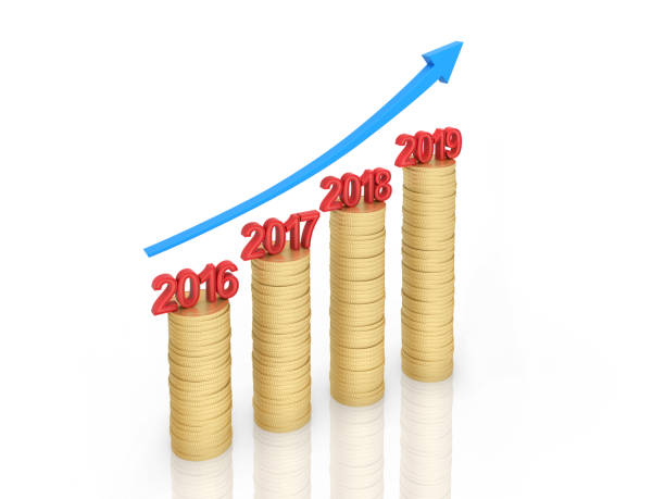 istock New Year 2019 Creative Design Concept with Gold Coins 1046288184