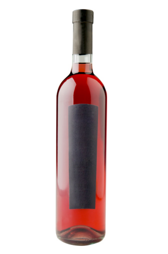 Botella de vino clarete photo