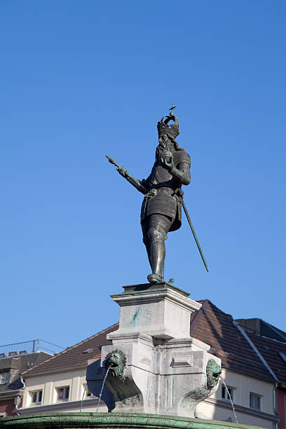 istock Statue of Charlemagne (Charles the Great) in Aachen 104630084