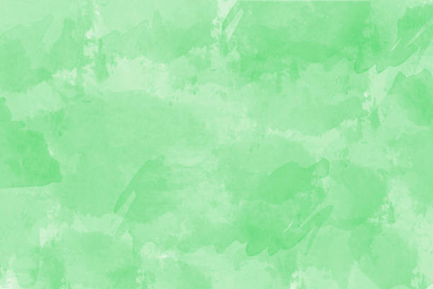 istock Pastel Green Watercolor Abstract Background - Soft Texture Brush Strokes 1046308910