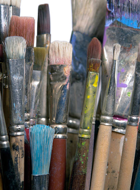 istock lots of used brushes 104630982