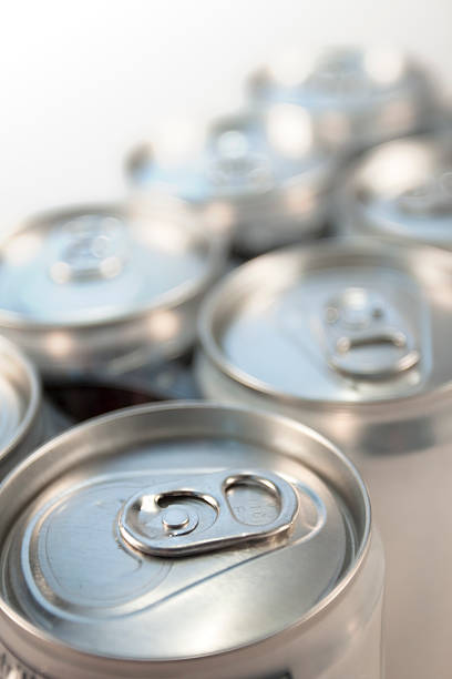 istock Tops Of Soda Cans 104631255