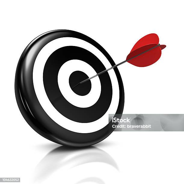 Bullseye Stockfoto und mehr Bilder von Pfeil - Pfeil, Dartpfeil, Darts