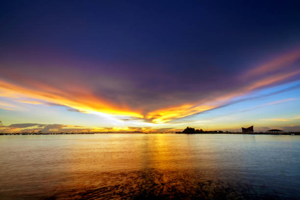 istock Colorful sky in the sunset. Amazing sunset. 1046321476