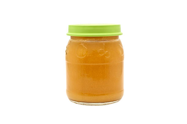 istock Baby food in glass can 104632315