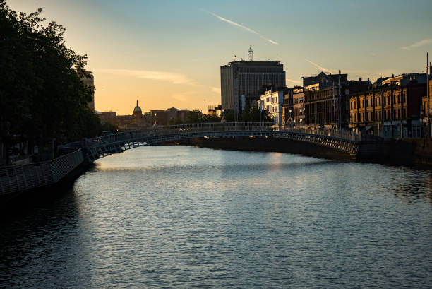 istock Sunrise over the River Liffey in Dublin, Ireland 1046324840