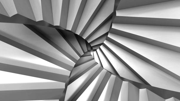 stairs abstract stock photo
