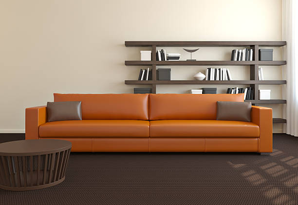 istock Modern interior of living-room. 104635172