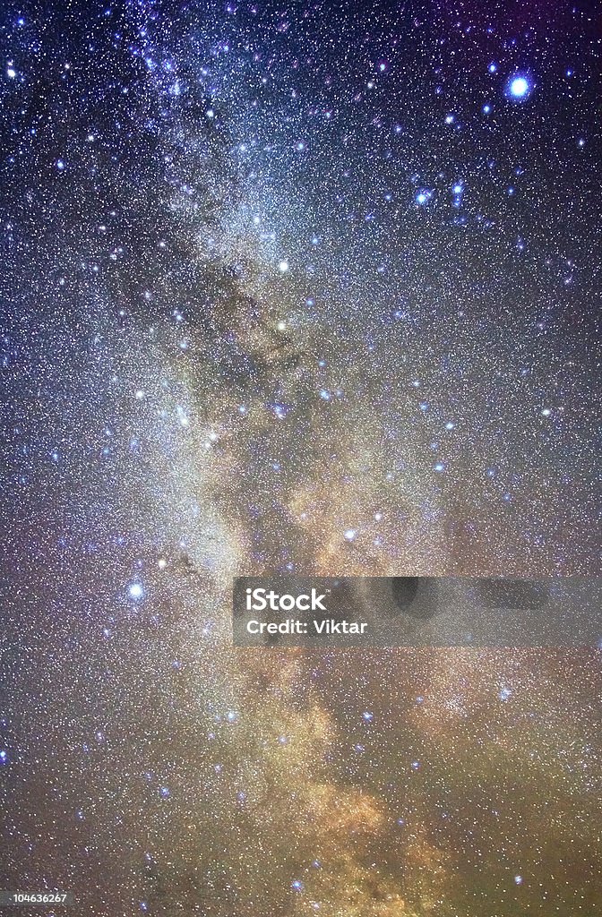 Via Láctea - Foto de stock de Astrofotografia royalty-free