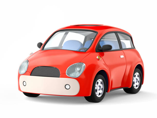 istock small cute red car 1046369454