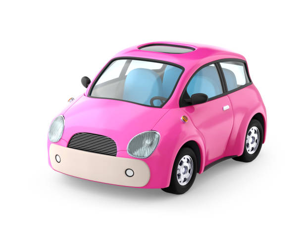 istock small cute pink car 1046369572