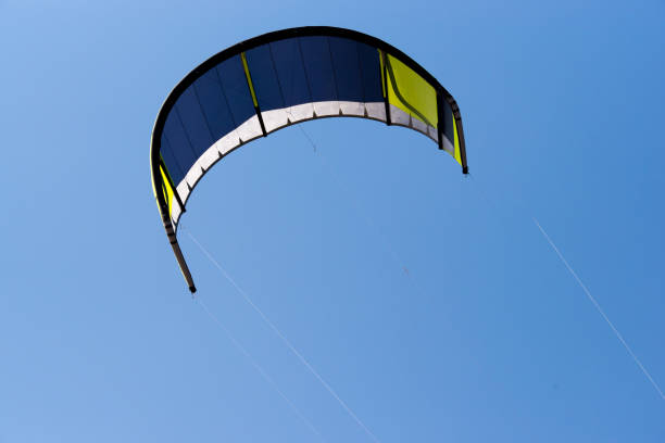 istock Kite flying in the sky. Kiteboarding kite. 1046377054