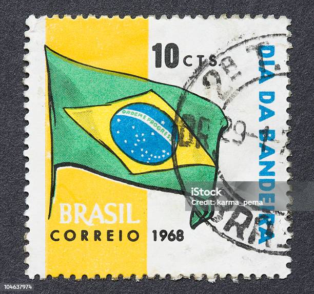 Brazylijski Pieczęć - zdjęcia stockowe i więcej obrazów Brazylia - Brazylia, Znaczek pocztowy, Antyczny