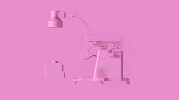 istock Pink Hospital C Arm X-Ray Scanner 1046382868