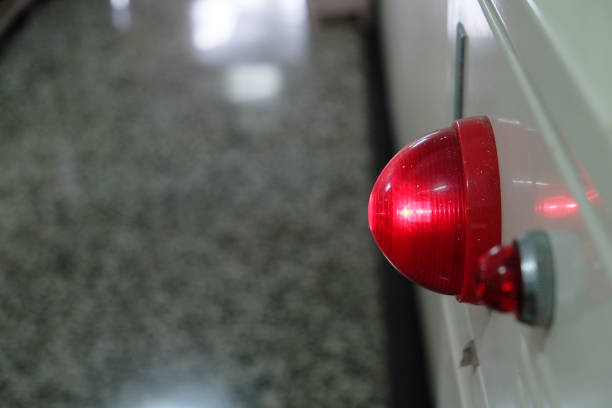 istock Alarm bells and warning lights for avoiding fire. In public areas such as the MRT, railway stations, high-speed rail, and airports.In Asia. 1046384000
