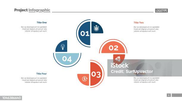 Cyling Chart Examples Cycle Chart With Four Elements Template Stock Illustration - Download ...