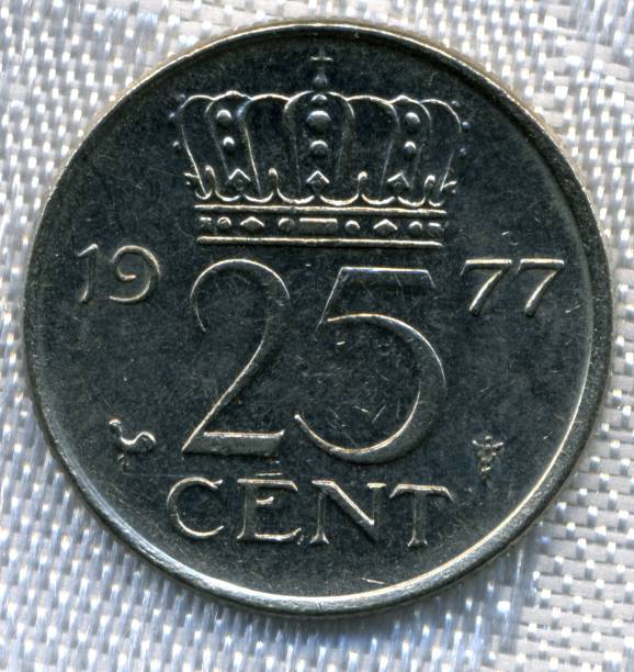 istock Vintage Coin from Holland Circa 1977 104639632