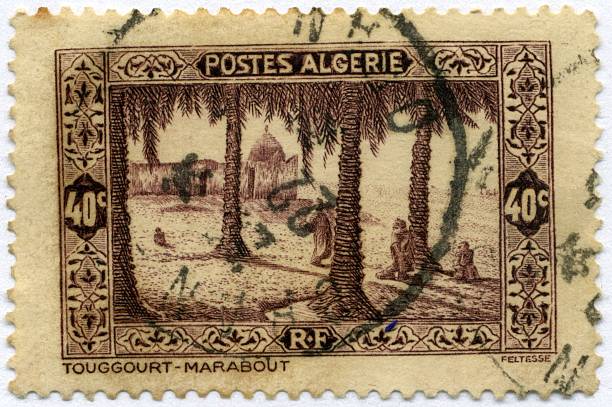 istock Vintage Algeria Postage Stamp World Ephemera 104639659