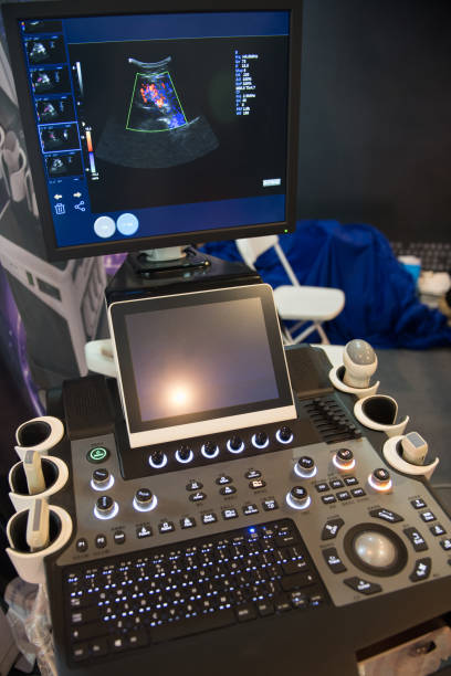 istock Modern ultrasound device for diagnostic sonography 1046397076