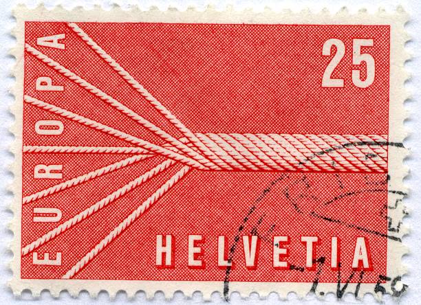 istock Vintage World Postage Stamp Ephemera switzerland (editorial) 104639711