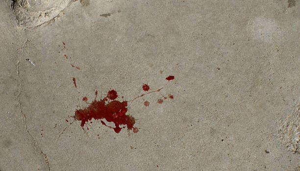 istock Blood Splatter on Concrete 104639750