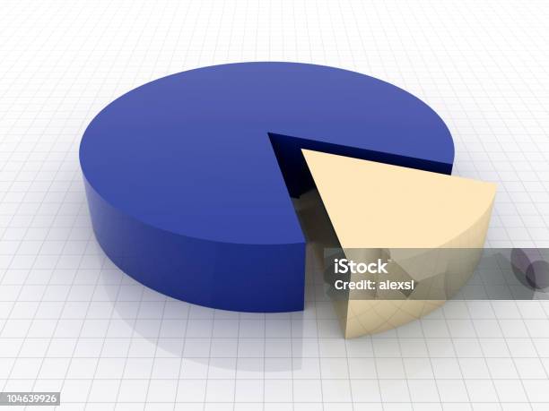 Golden Tortengrafik Konzept Stockfoto und mehr Bilder von Dreidimensional - Dreidimensional, Schaubild, Daten