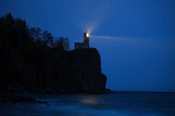 faro - split rock lighthouse fotografías e imágenes de stock