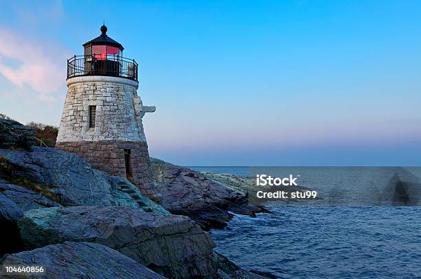 Foto de Farol e mais fotos de stock de Rhode Island - Rhode Island, Newport - Rhode Island, Farol de Castle Hill
